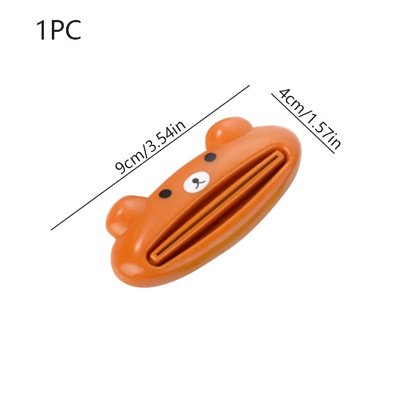 Kids Plastic Cartoon Animal Toothpaste Squeezer Bathroom Accessory