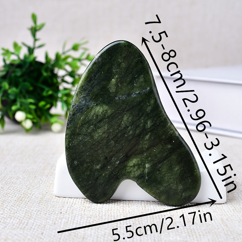 Qo'l bilan tayyorlangan tabiiy Gua Sha kristal massaj qiluvchi, yuz va tana parvarishi uchun, mukammal sovg'a g'oyasi.