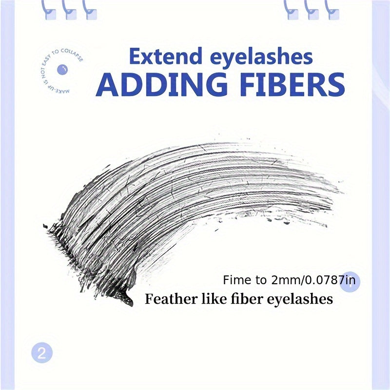 Женская водостойкая удлиняющая и придающая объем тушь для густых завивающихся макияжей