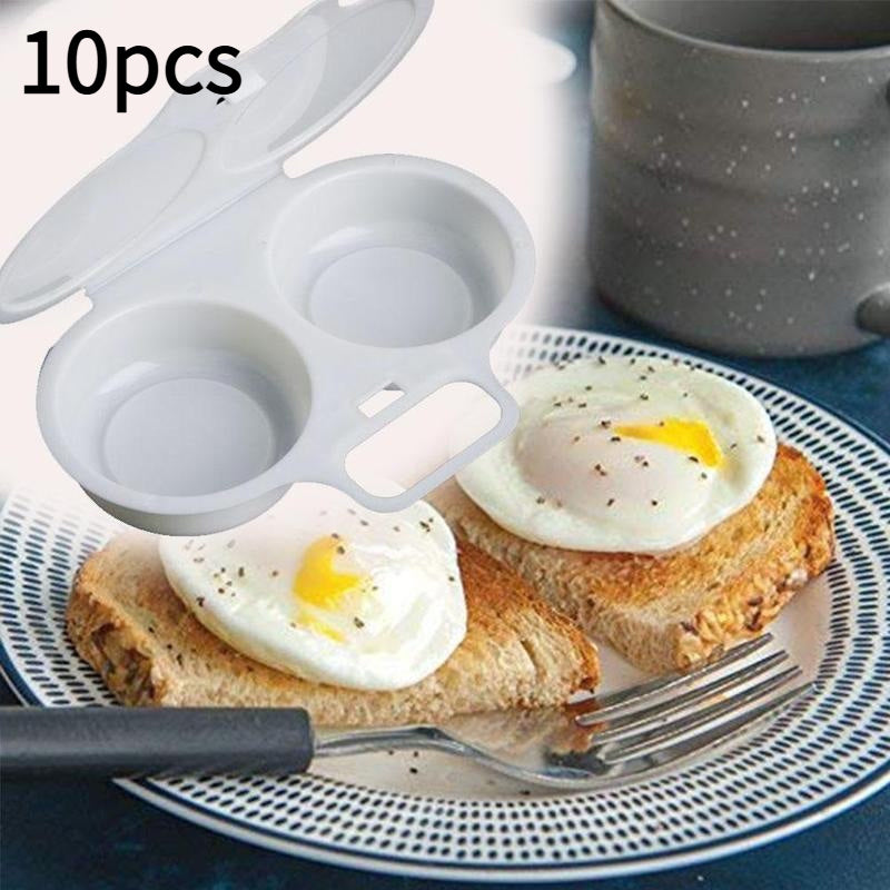 Mikroto'lqinli tuxum qolipi va omlet tayyorlagich - yopishqoq qoplama bilan - oson tozalanadi, ideal shakl, tez tayyorlash, uy va ovqatlanish joylari uchun sog'lom pishirish asbobi