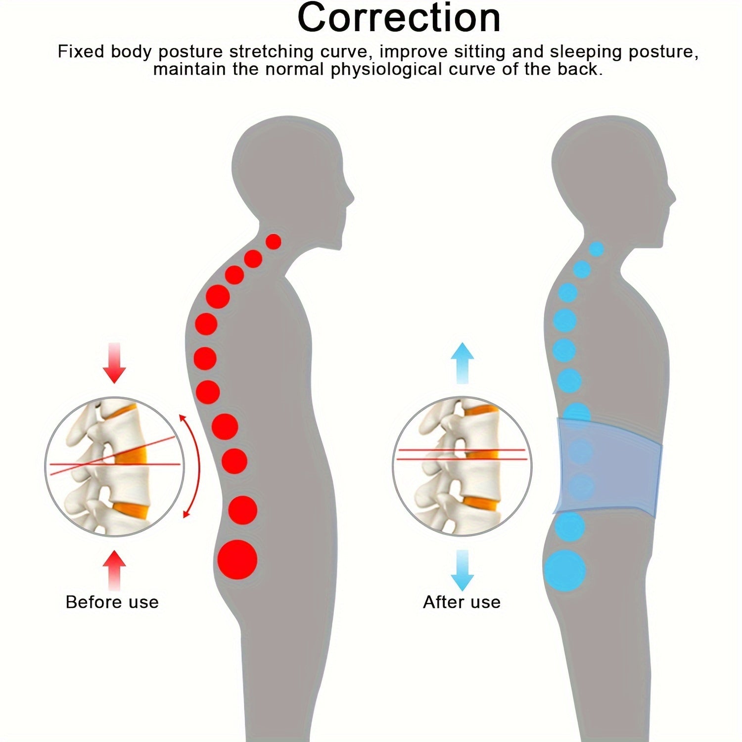 Inflatable Lumbar Support Belt for Waist Support During Sports and Daily Use