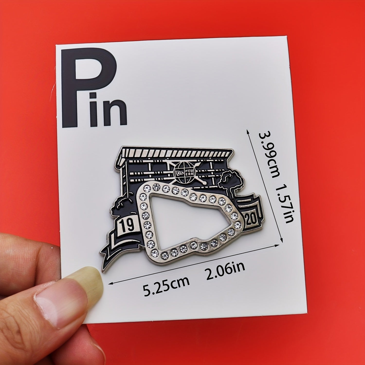 Эмалированный шляпный булавка из цинкового сплава, модный аксессуар для мужчин