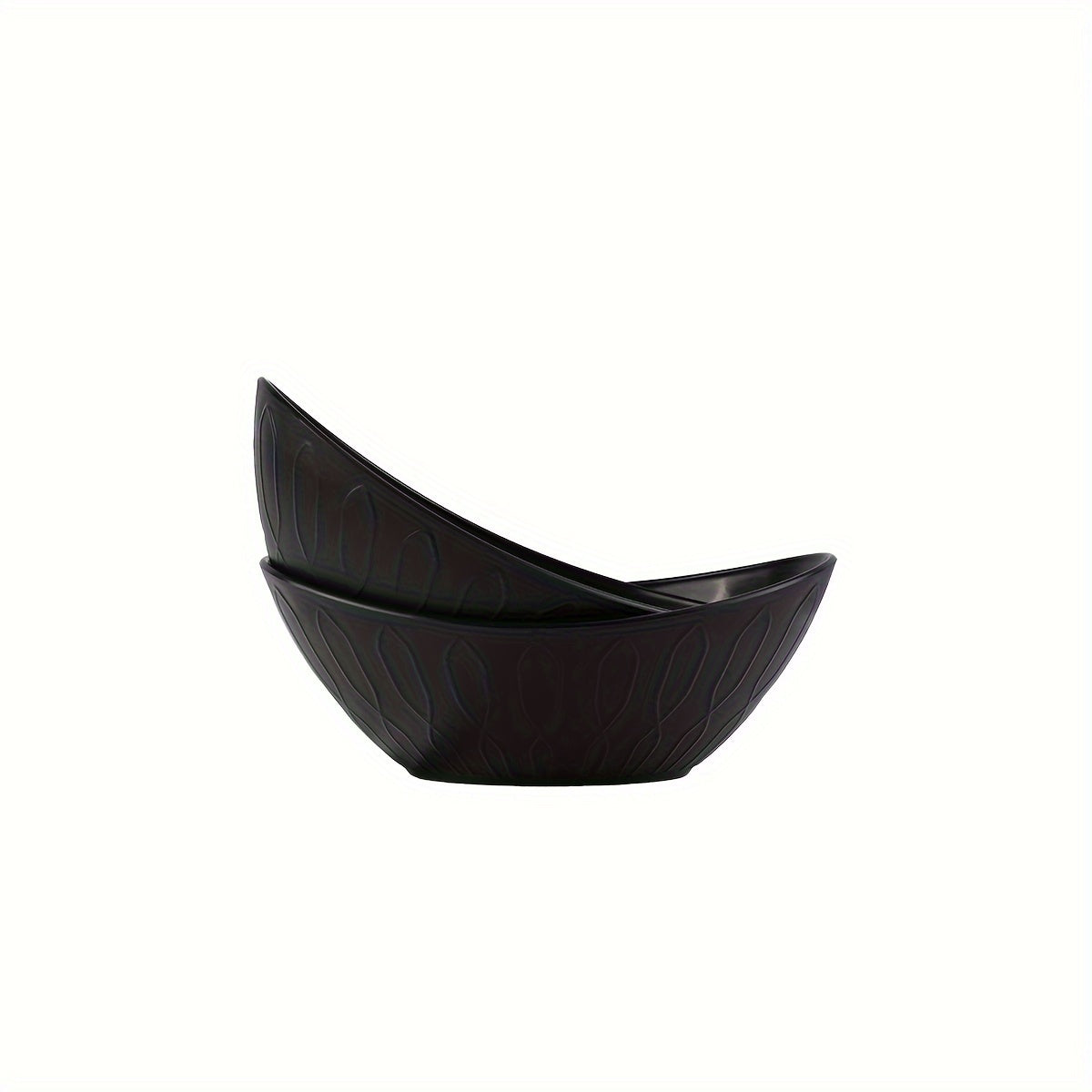 Unbreakable Yuanbao-Shaped Bowls Set for Oatmeal Salads and Pasta Kitchen Dining