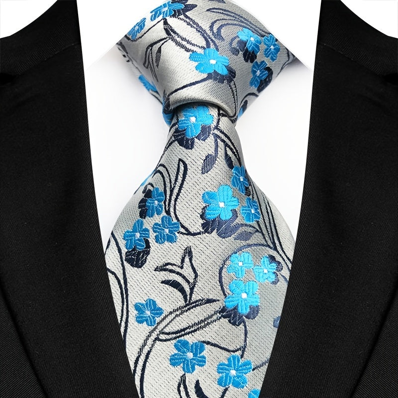 Men's Paisley Waist Flower Tie for Formal Business and Casual Wear