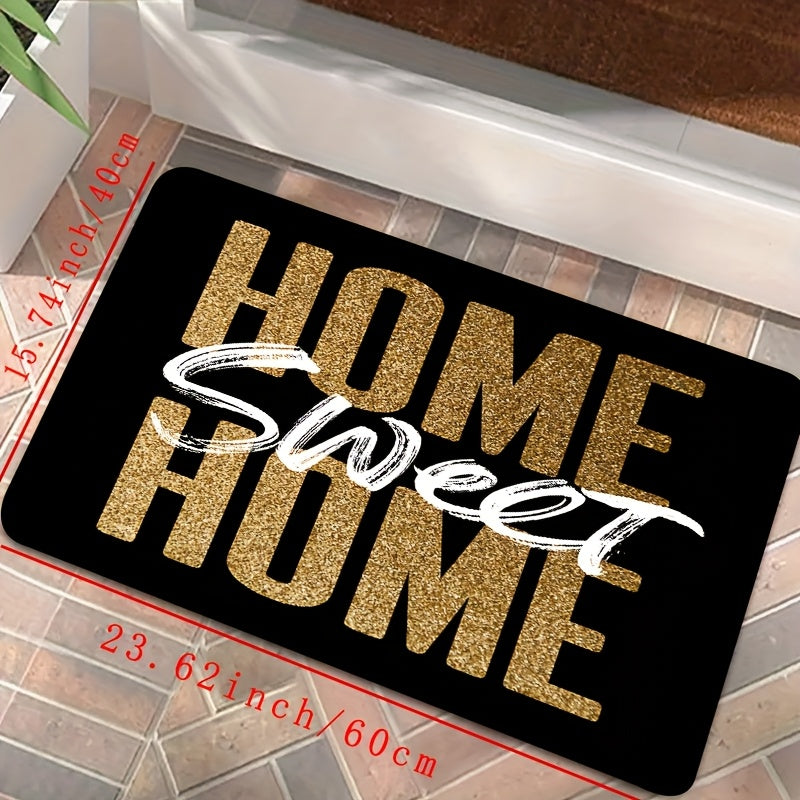 Home Sweet Home Doormat Non-Slip Machine Washable Entryway Rug
