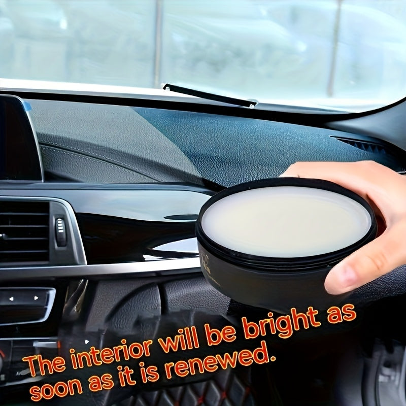 Universal Leather Seat Polish for Car Interior Restoration Cream