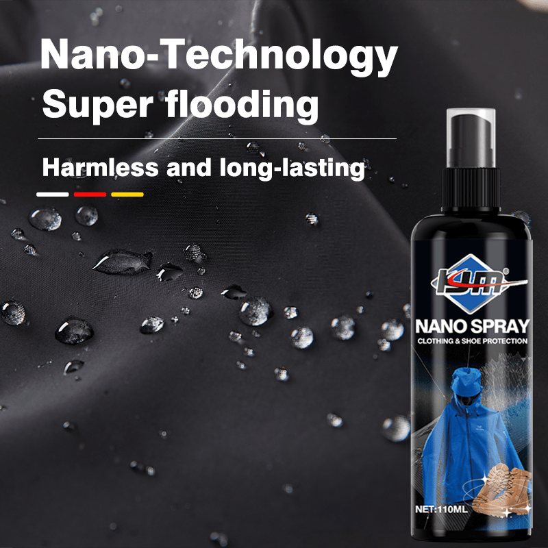 110ml Waterproof Fabric Spray for Outdoor Jackets and Shoes Stain-Resistant