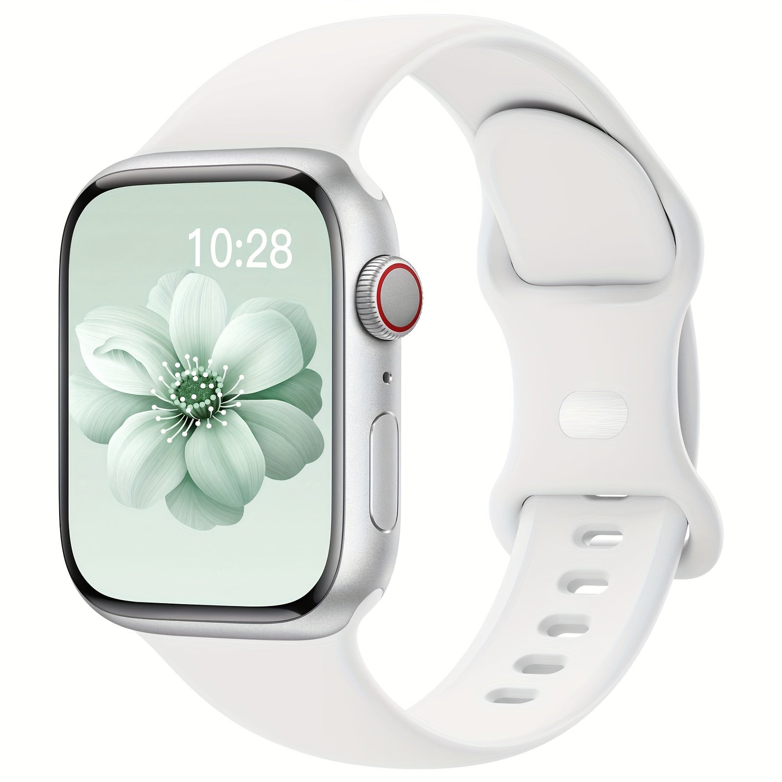 Banda de reloj deportivo de silicona resistente al agua para Apple Watch Series 1-9 y SE 40mm 44mm 45mm