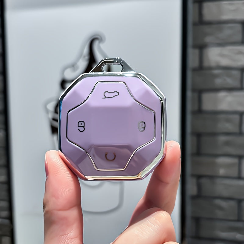 Waterproof TPU Car Key Cover for T2 Traveler Dustproof Scratch-Resistant