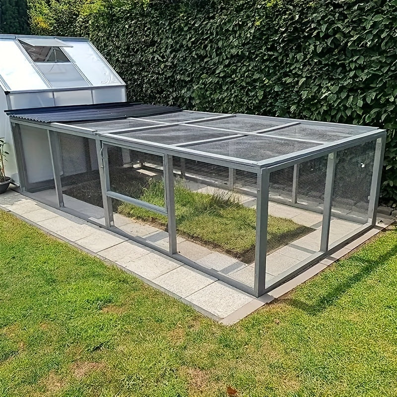 1700 sm / 669,29 dyuym galvanizli payvandlangan to'rning bir rolik, tovuq uylarida, bog'larda, uy hayvonlari to'siqlarida va daraxtlarni himoya qilishda turli qo'llanmalar uchun mos keladi. Kesish oson.