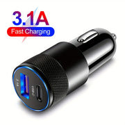 Fast Charging USB PD Car Charger for Xiaomi Huawei Phones