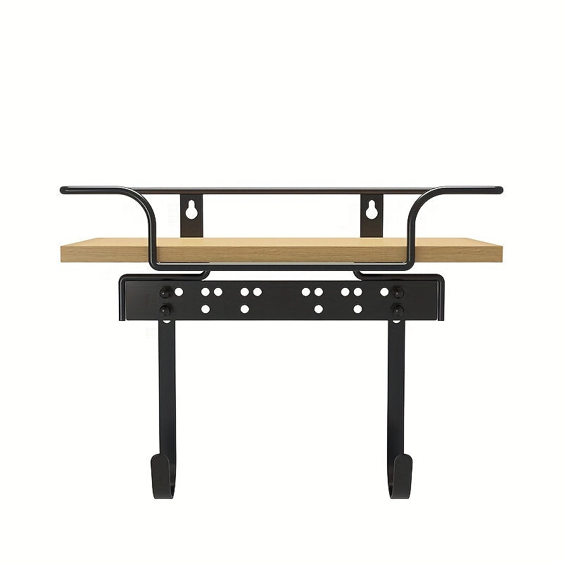 Adjustable Metal Wall-Mounted Ironing Board Hanger Hooks for All Iron Boards