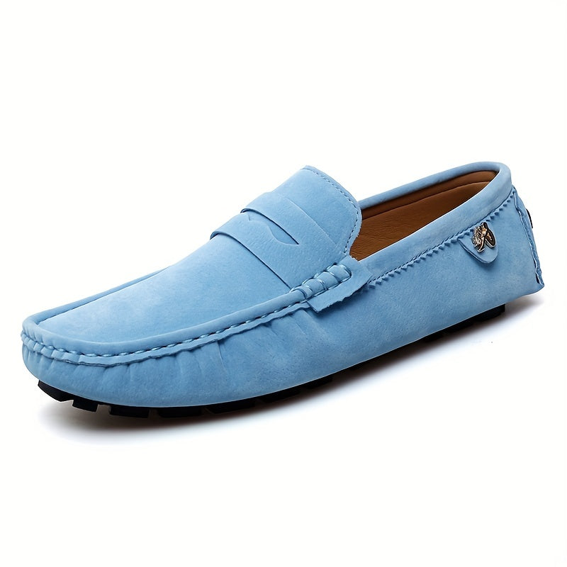 Women's Slip-On Loafers in Bright Colors with Anti-Slip Rubber Sole