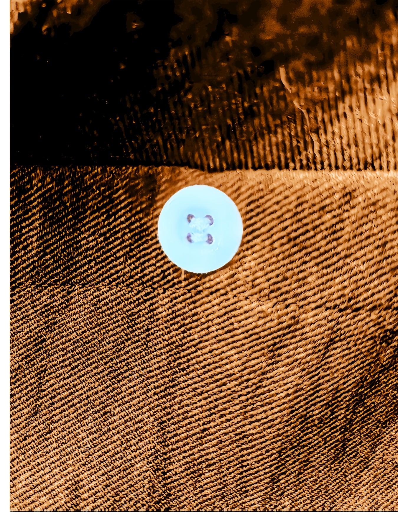 Women's Casual Vacation Top with Irregular Hem Button Accents and Color Block