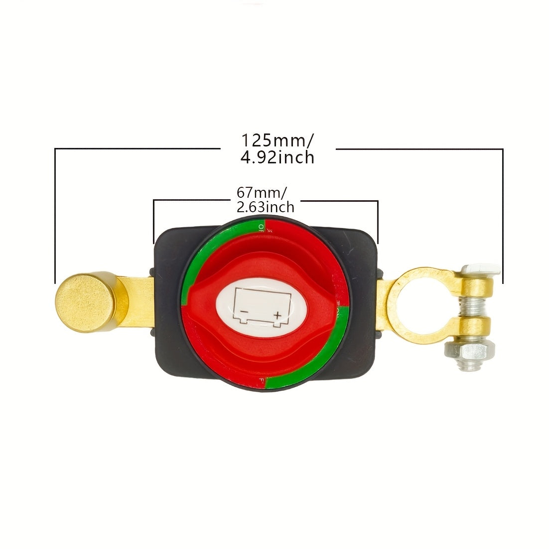 12V-48V Battery Disconnect Switch Main Power Isolator for Cars and Boats