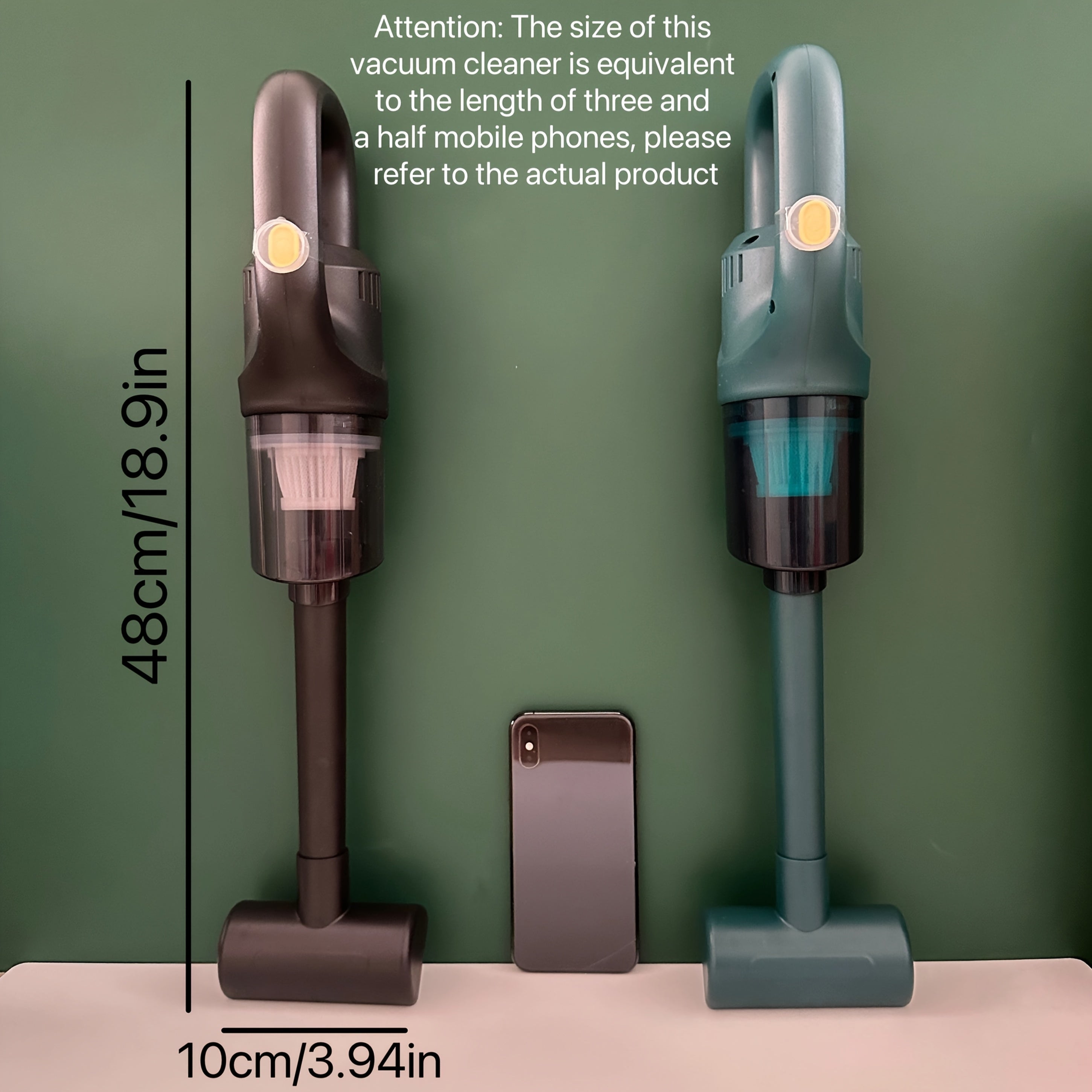 Kabelsiz qo‘l bilan cho‘miladigan changyutgich, kuchli tortish, qayta zaryadlanuvchi, yengil, uy va avtomobil uchun