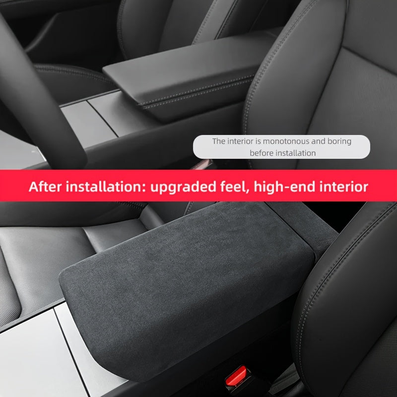 Universal ABS Armrest Cover for Tesla Model 3 Highland and Model Y 2020–2025