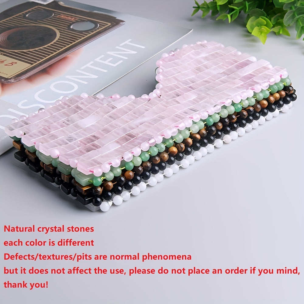 Máscara de cristal para relajación y cuidado de la belleza, masaje facial, regalo