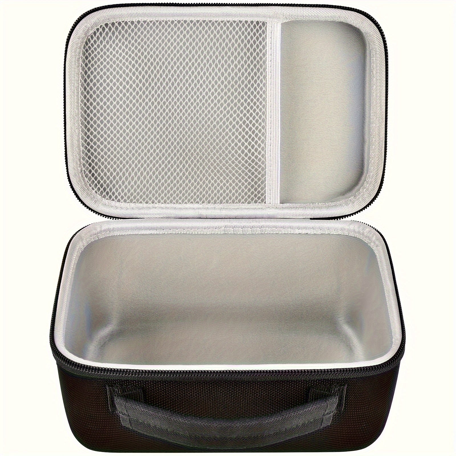 Travel Iron Organizer Case Durable EVA Gray Portable Storage with Mesh Pocket