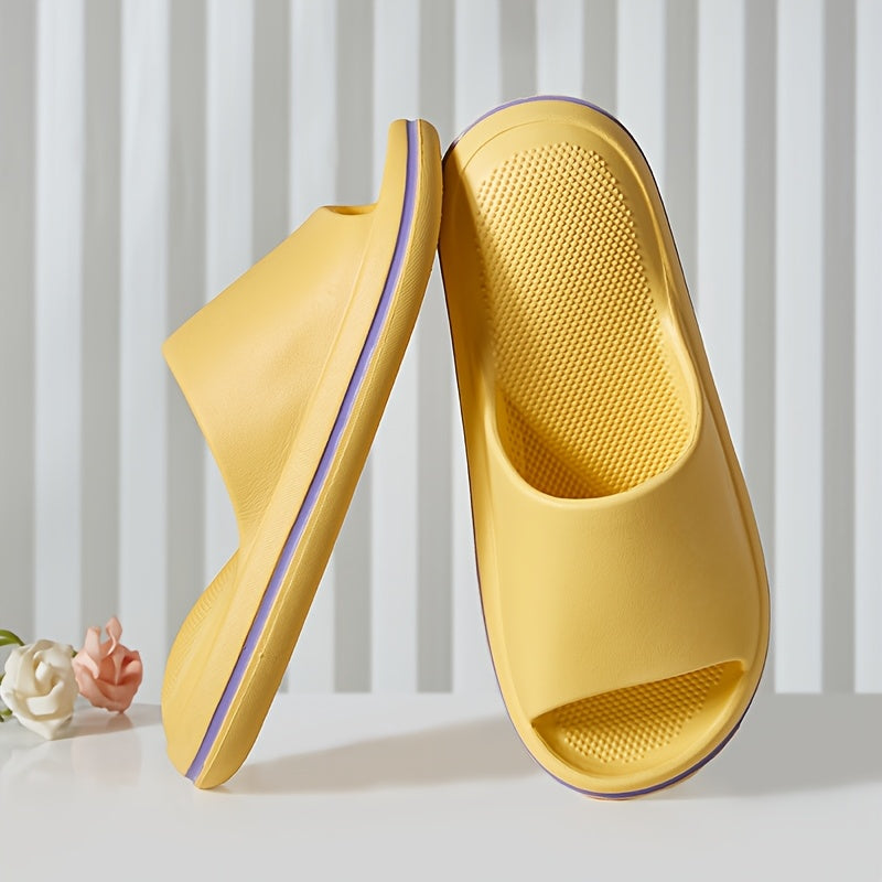 Ayollar uchun yumshoq tagli ichki shlyapa, sirpanmaydigan ochiq barmoqli krossovkalar, bir rangli