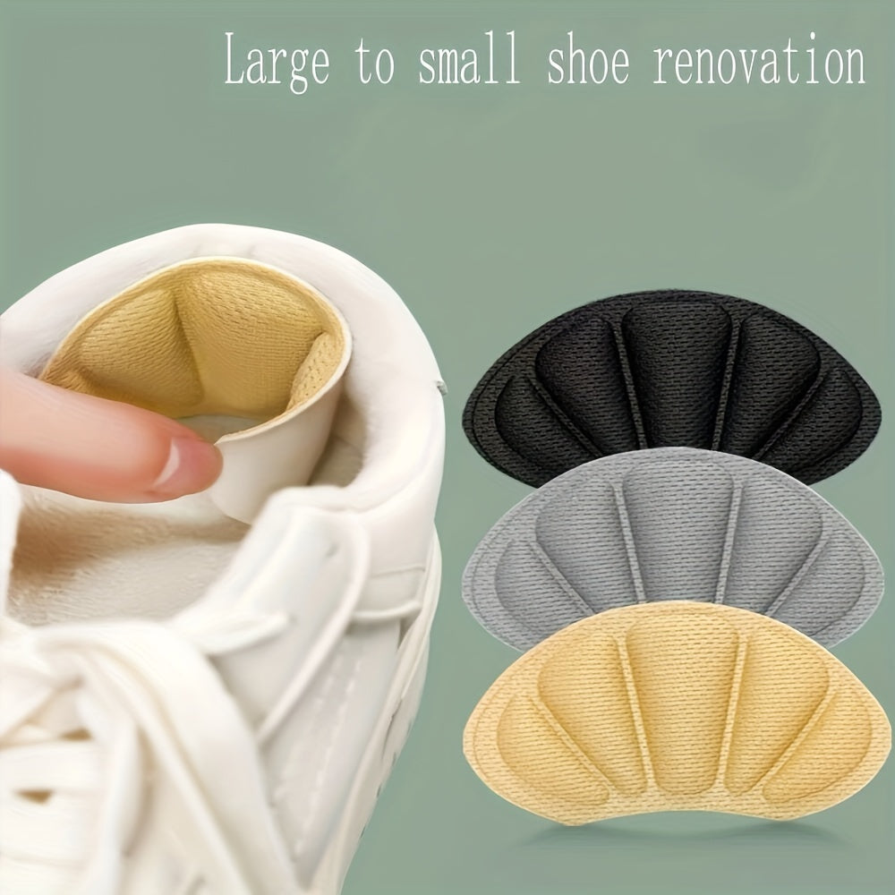 Memory Foam Heel Cushion Pads 4 Pcs Shoe Fitting Inserts Anti-Slip Blister