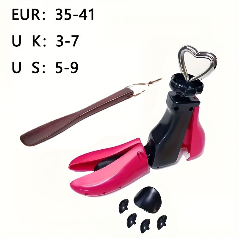 Men Women Shoe Stretchers and Puller Sets Plastic Yellow Black Accessories