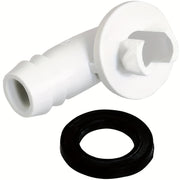 15mm bükme adapteri, kauchuk halqa bilan, Mini-Split va oynali konditsioner drenaj uchun