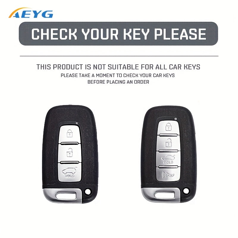 Car Key Cover Carbon Fiber Style ABS Remote Fob for SUV Sedan