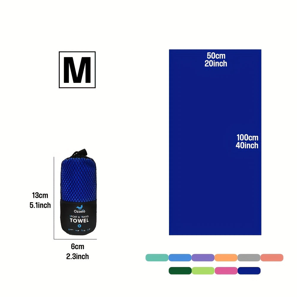 Microfiber Travel Towel Quick Dry Lightweight Sports Beach Hiking Yoga Golf Pickleball