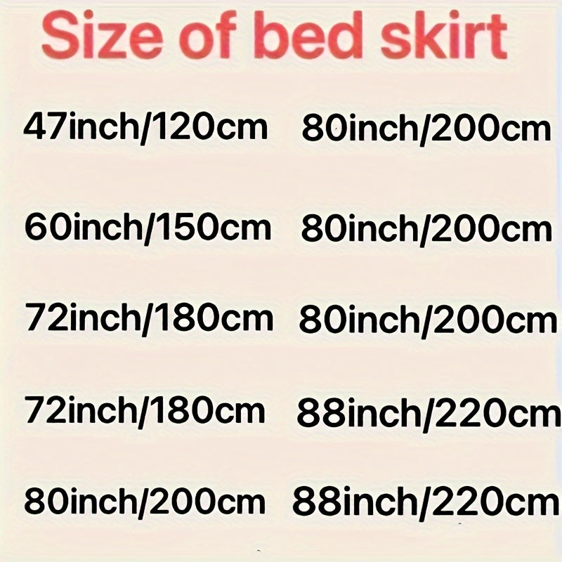 Contemporary Floral Bedding Set with Ruffle Skirt and Pillowcases Polyester Fiber Woven Active Printing