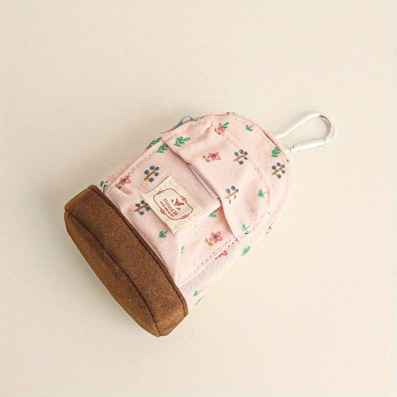 Mini Backpack Key Chain Wallet Small Purse for Keys and Coins