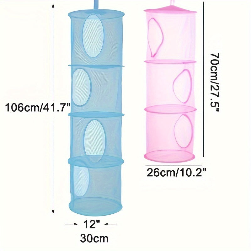 Foldable Storage Organizer for Toys Clothes Socks Towels in Gray Red Blue Yellow Black