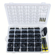 O-Ring Kit with 1540 Pieces and 4 Screwdrivers for Pressure Washers Plumbing Gas Connections