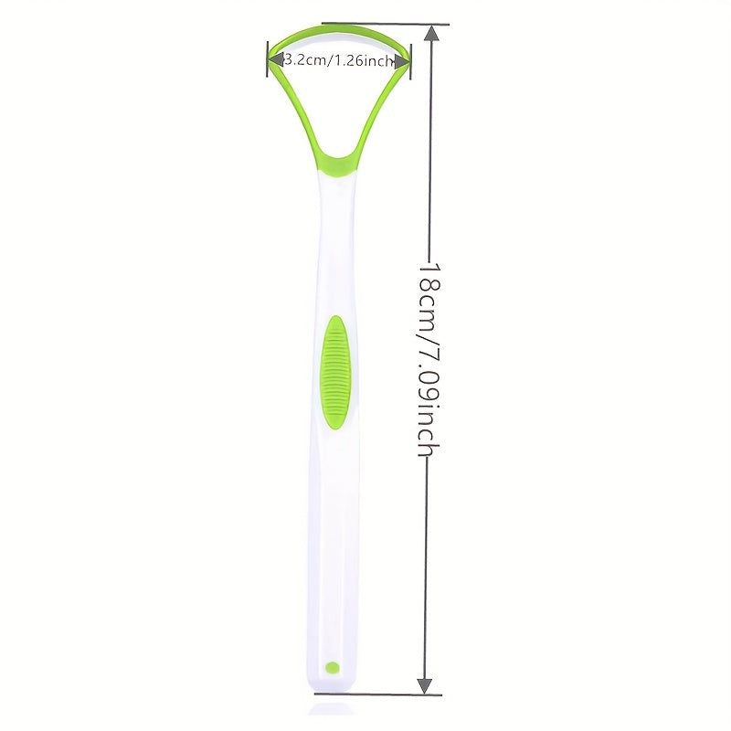 Щётка для языка из нержавеющей стали, прочная скребка для языка для свежего дыхания