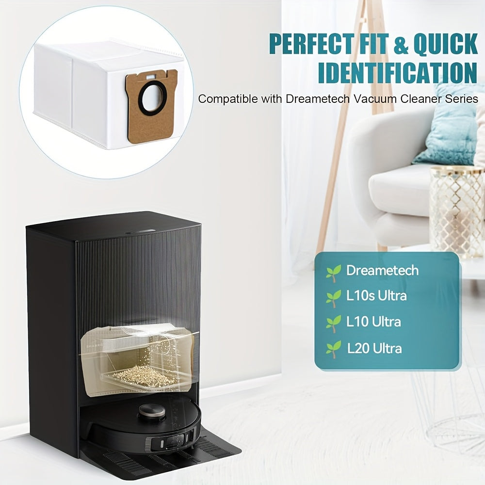 3L Auto-Seal Bir martalik changyutgich uchun chang sumkasi, robot changyutgichlar uchun, 4-qavatli no'yonli mato