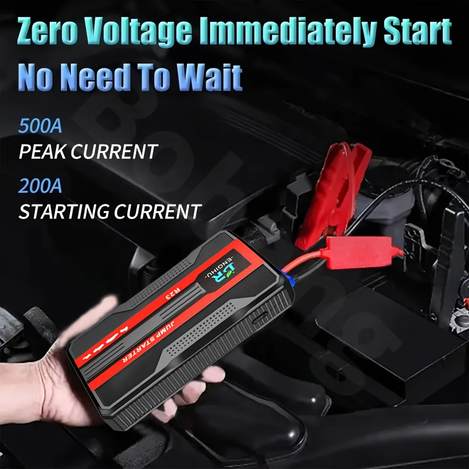 Portable Car Jump Starter Power Bank Emergency Charger for Gasoline Diesel Vehicles