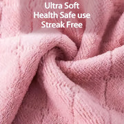 Set of 10 Microfiber Dish Cloths with Double-Sided Design for Kitchen and Home Cleaning