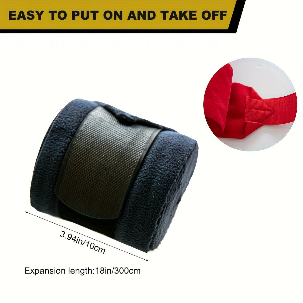 Horse Leg Bandages 4 Pack Breathable Fleece Support for Legs