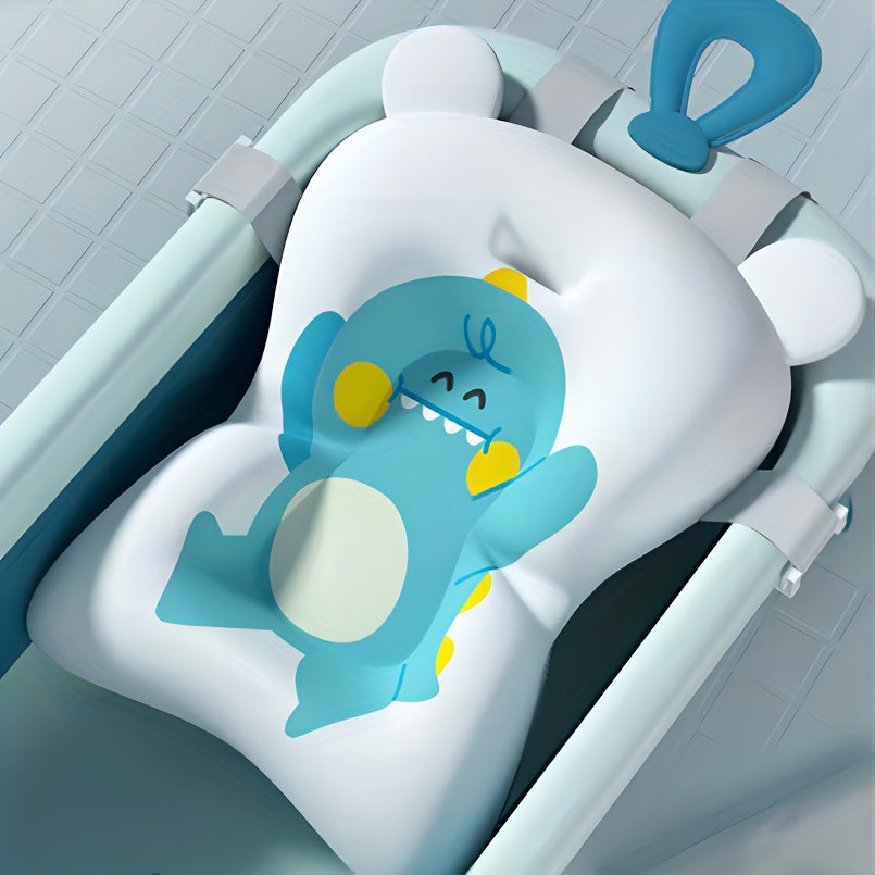 Мягкий полиэстерный нескользящий подкладка для сиденья для купания малышей и детей, ремень безопасности