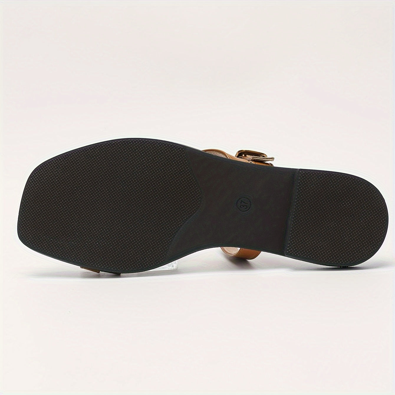 Women Square Toe Slides All-Season Flat Heel Casual Sandals