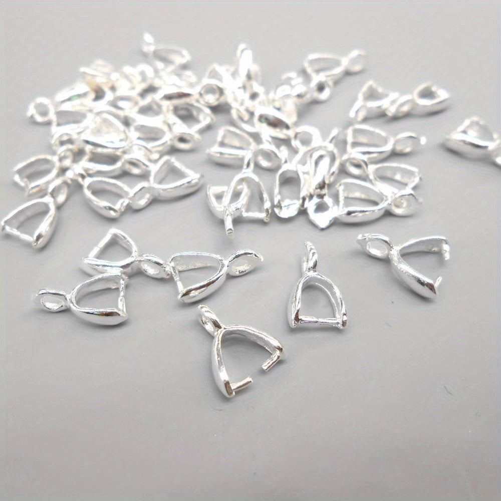 Set of 50/100 Melon Seed Design Buckle Charms Jewelry Findings for Beading and Accessories