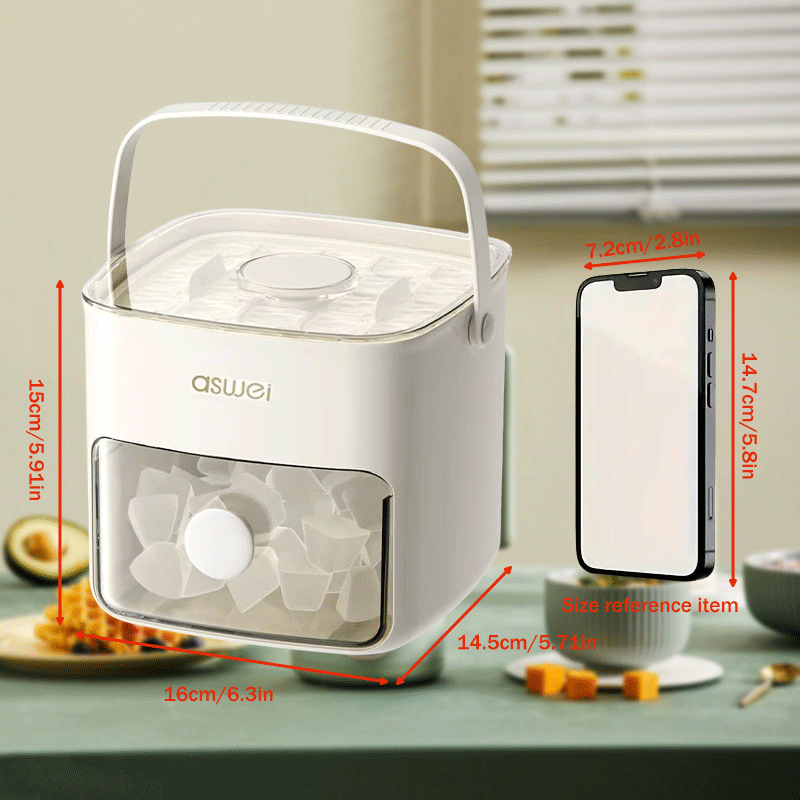 Portable Ice Maker Compact Large Capacity for Outdoor Use