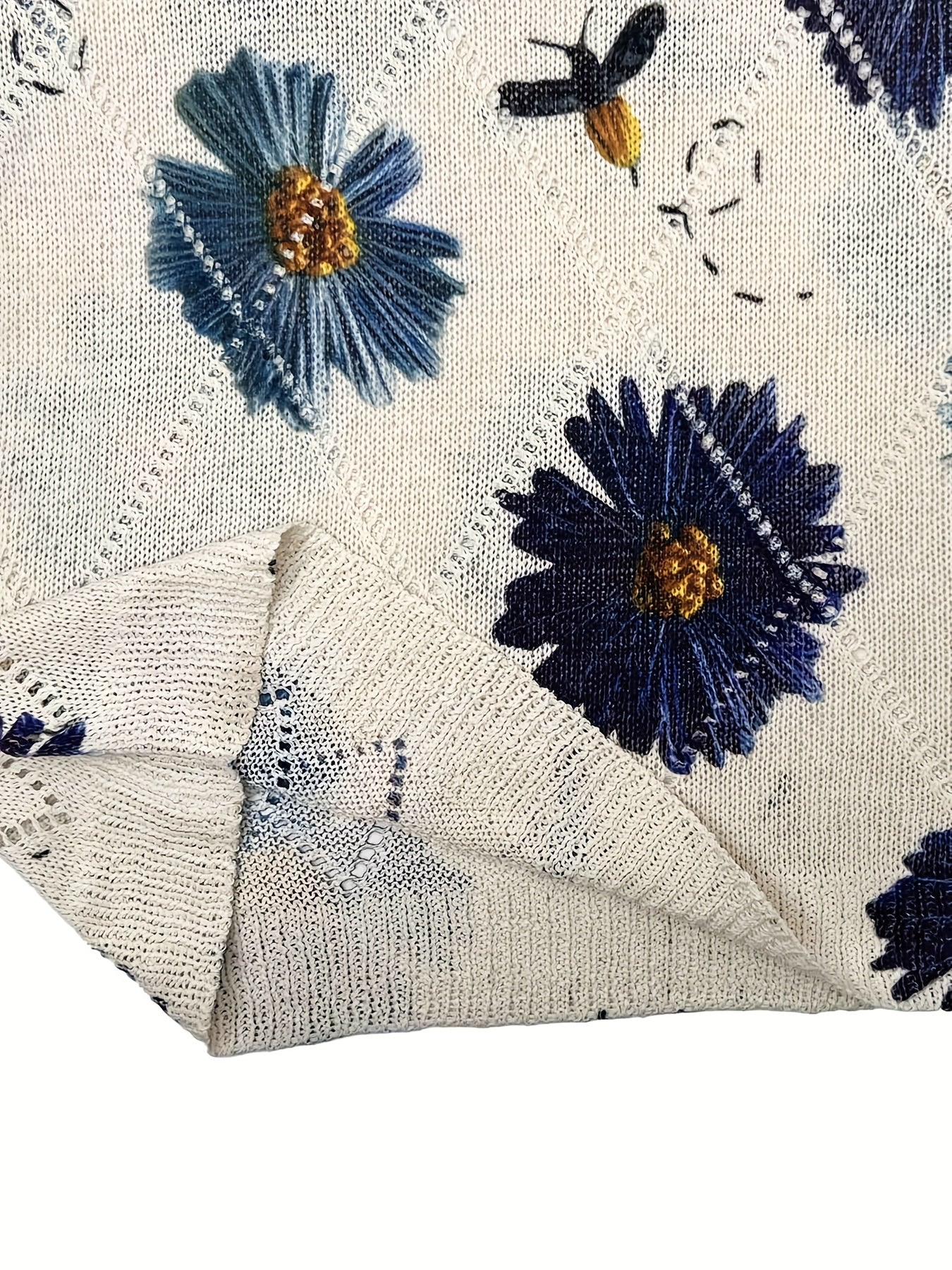 Plus Size Women's Floral Print Pullover Top Lightweight Short Sleeve Blouse