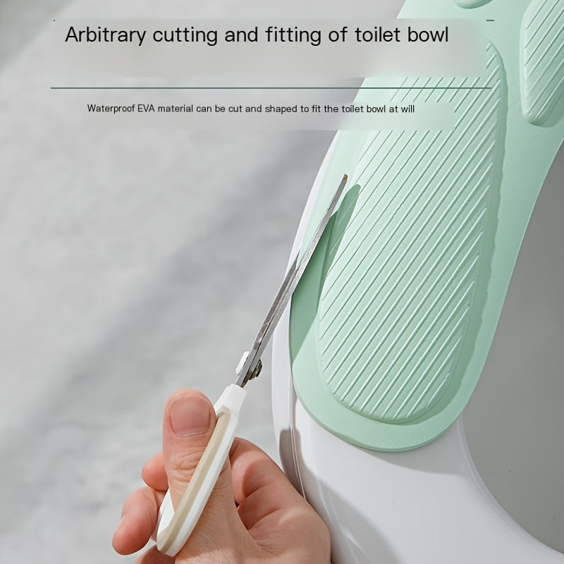 Waterproof Reusable EVA Toilet Sticker for All Seasons Water Washable Electrostatic Adhesive