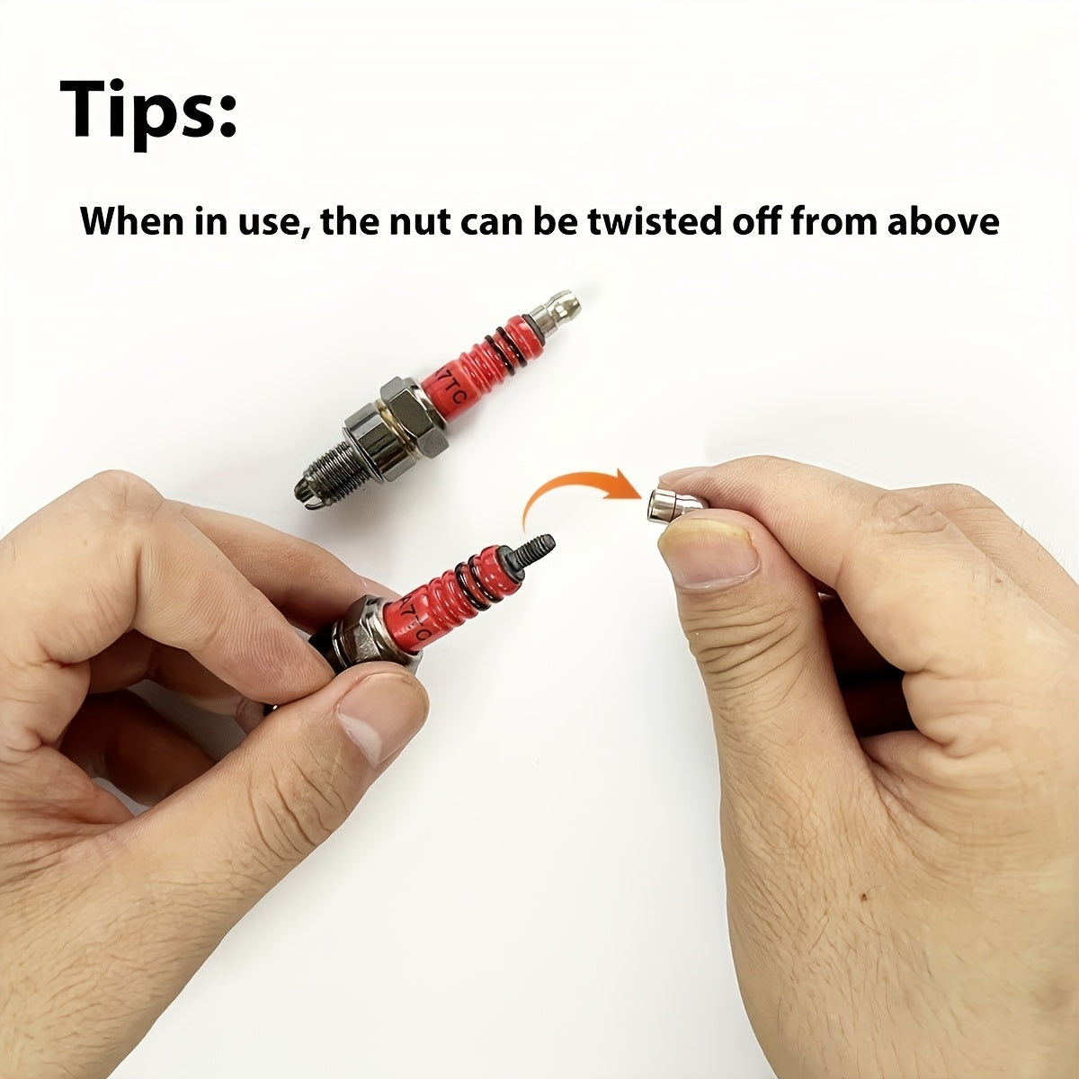 Bujía para ATV Dirt Bike 50cc 70cc 110cc 125cc de tres electrodos