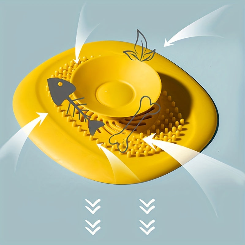 Tapón anticlog para desagüe de ducha con filtro para uso en baño y hogar