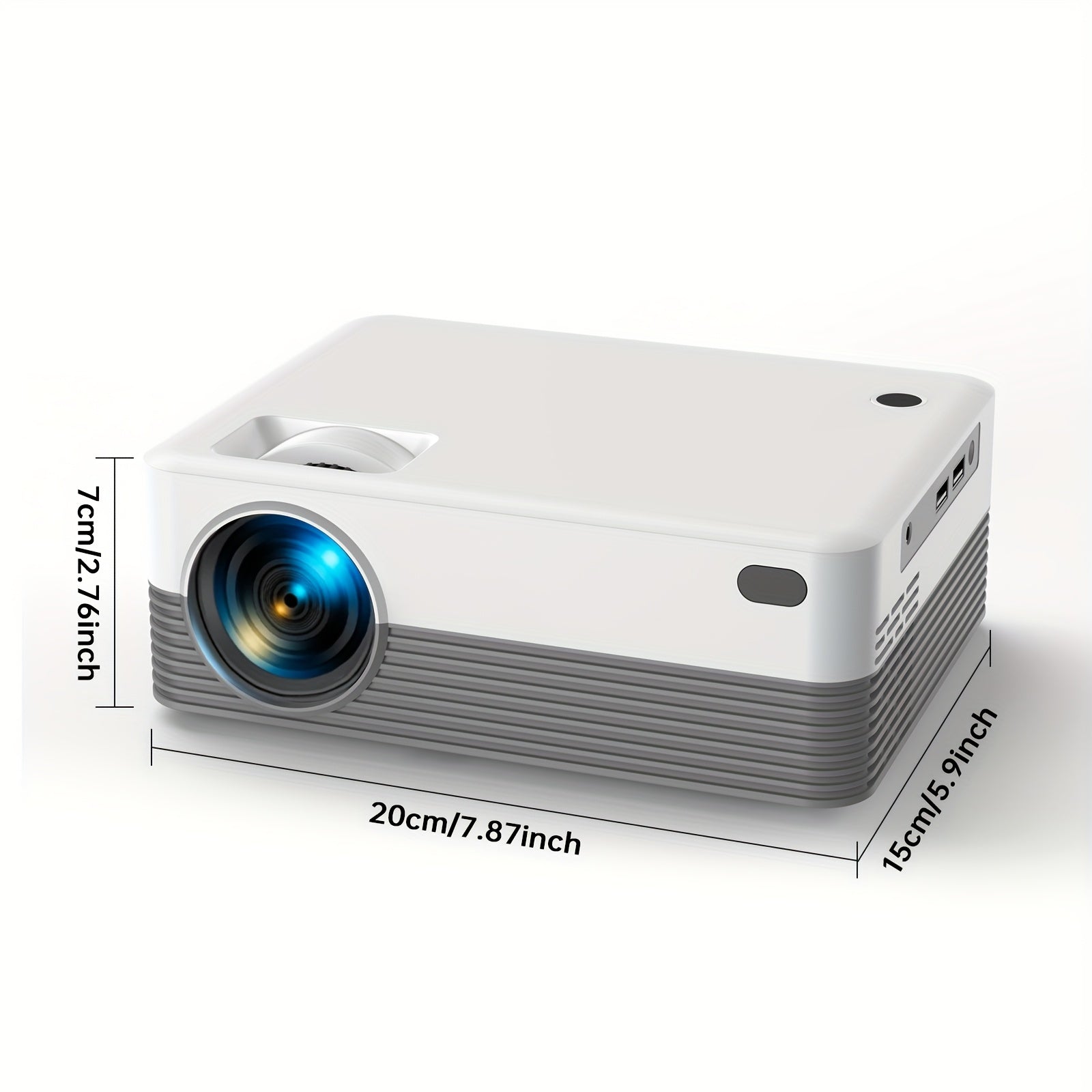 Mini Portable Projector for Home Theater 720P 4K Support 8000L