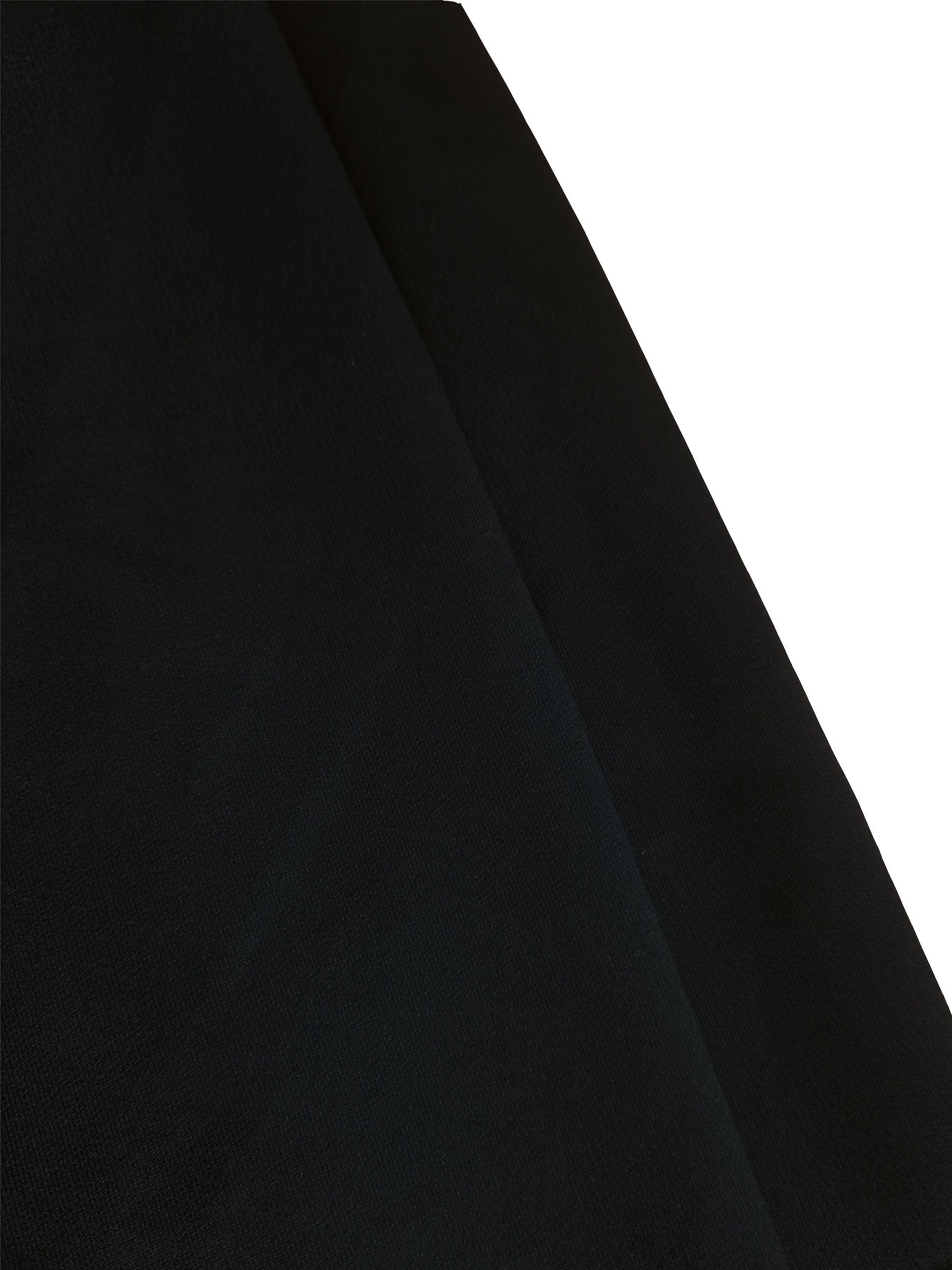 Women's Black Straight-Leg Joggers Casual Athletic Pants with Drawstring Waist Lightweight Polyester