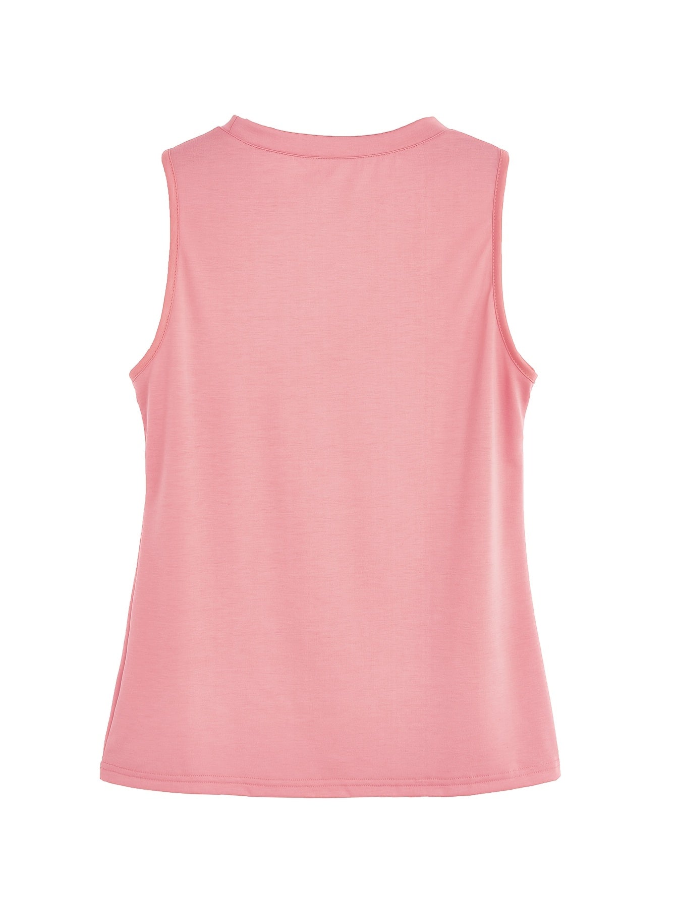 Plus Size Women's Olive Green Sleeveless Tank Top Casual Summer Wear