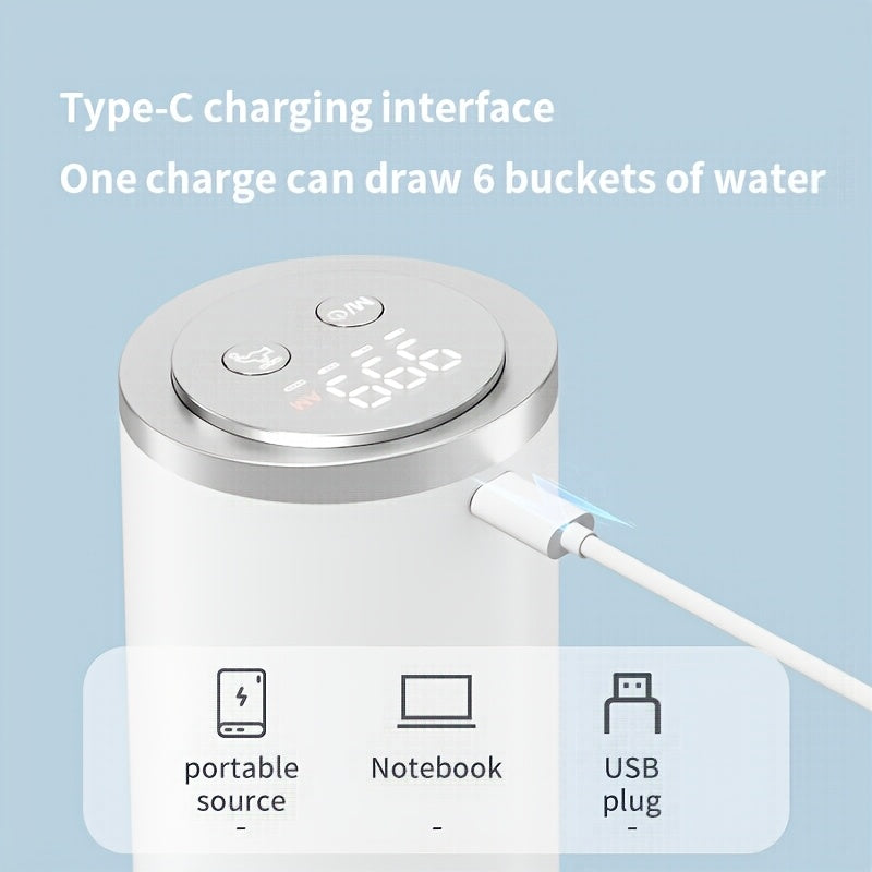 NIJ USB Qayta to'ldiriladigan Elektr suv taqsimlagichi - Lithium Batareya bilan avtomatik pomp, Oshxona va Uy-ro'zg'or uchun mos.